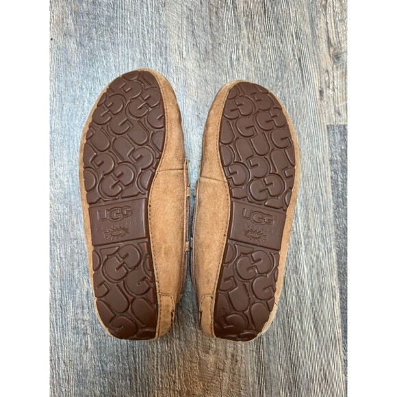 Ugg Australia Women's Shearling Slip On House Slippers Brown Tan Size 9 - Picture 2 of 7